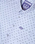 SALTY CREST GREY/BLACK PARTY SHIRT SHORT SLEEVE BUTTON UP  - MENS